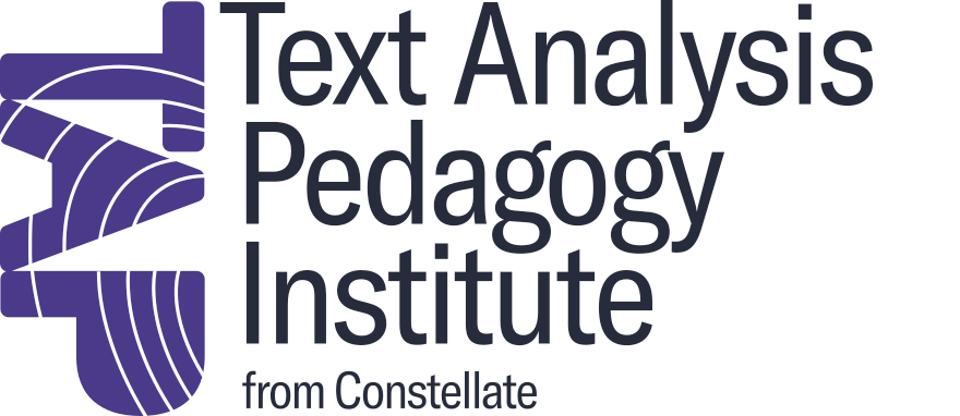 Text Analysis Pedagogy Institute