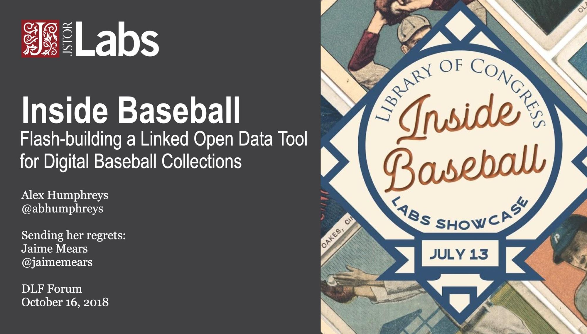Playing Ball: Flash-building a Linked Open Data Tool for Digital Baseball Collections