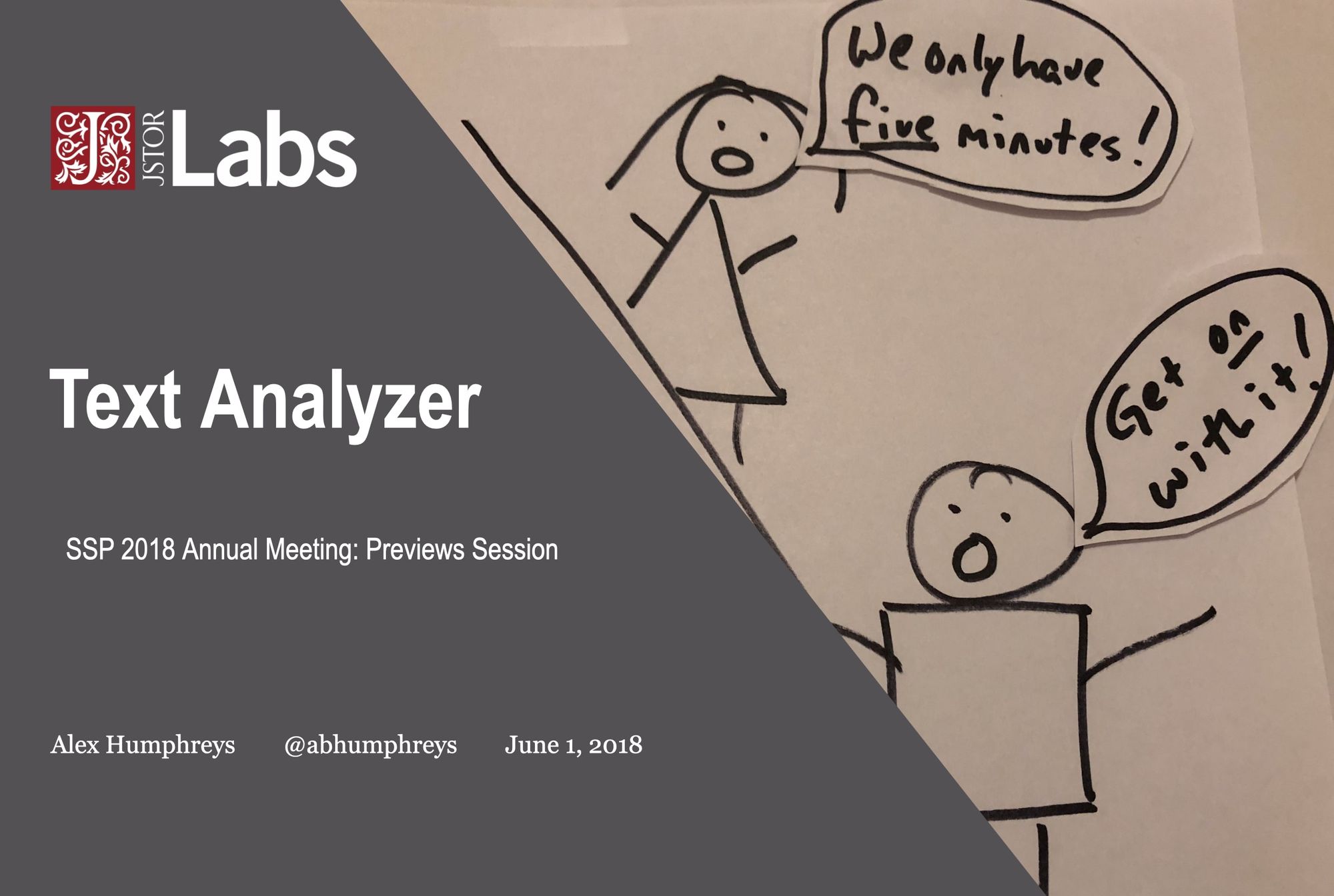 Text Analyzer: Previews Session
